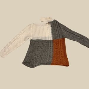 NWOT Peach love off the shoulder sweater